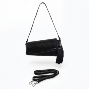 kaylee borsa nera con nappe tracolla